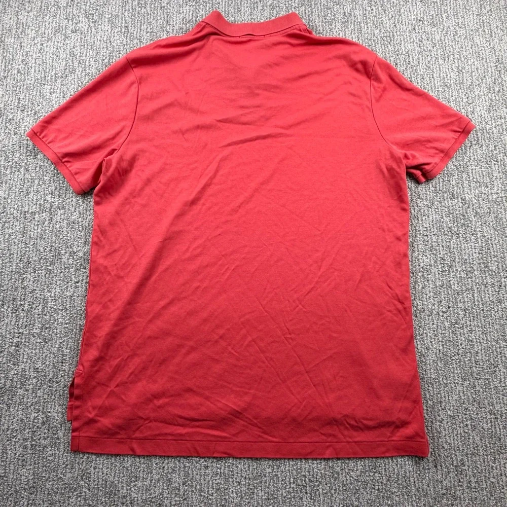 Polo Ralph Lauren Polo Shirt Mens LG Red Short Sleeve Pony Logo Cotton